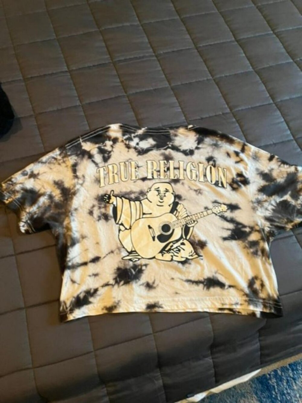 True Religion tie dye crop shirt